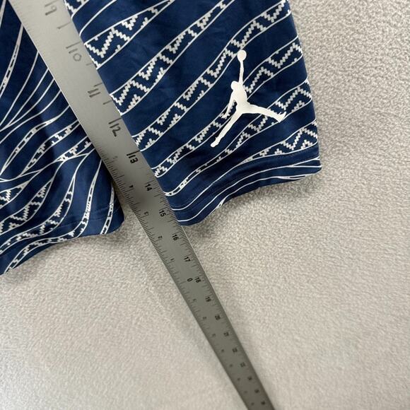 Jordan Compression Tights Men's large Blue Training Workout Training 3/4 Length - Picture 4 of 7